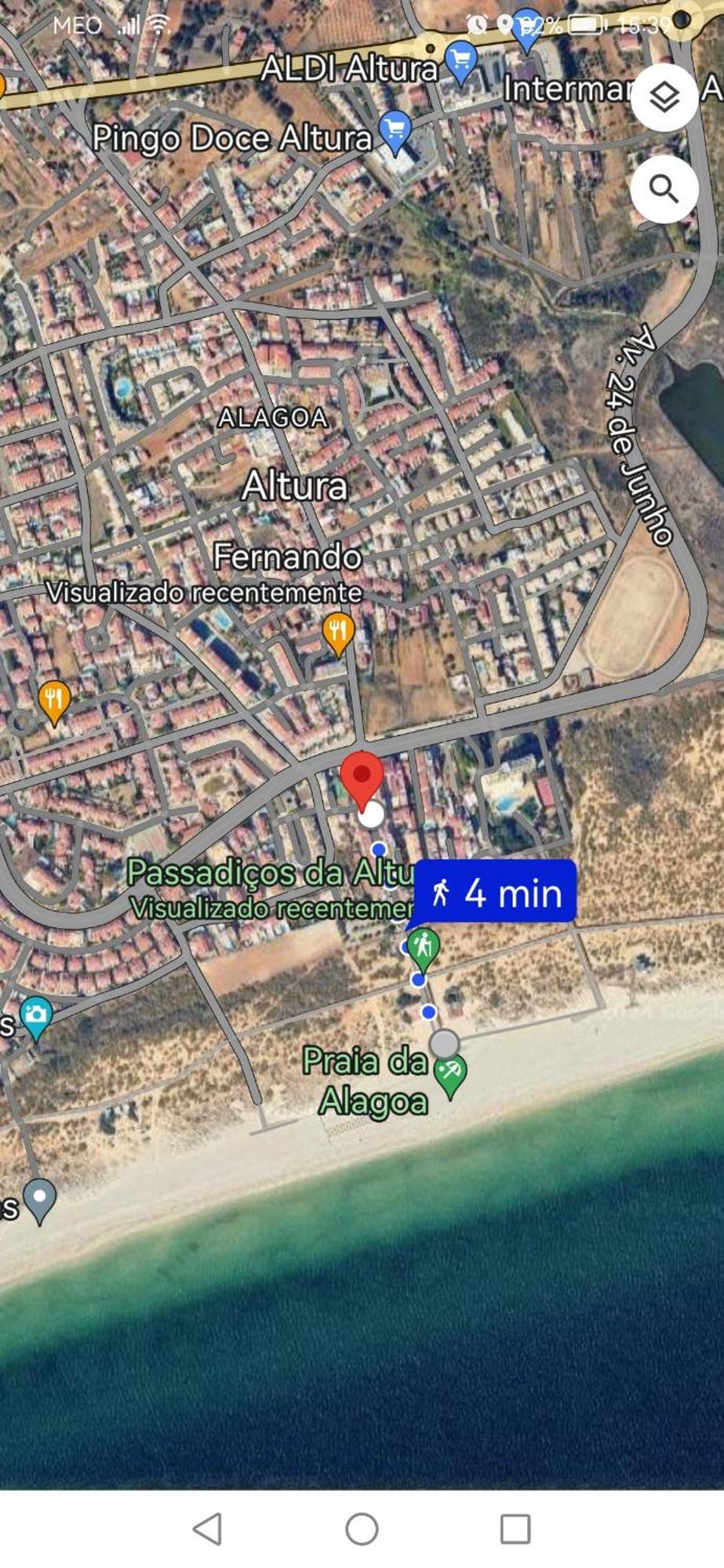 Casa Vila Rosa - T1 Altura Beach Екстериор снимка